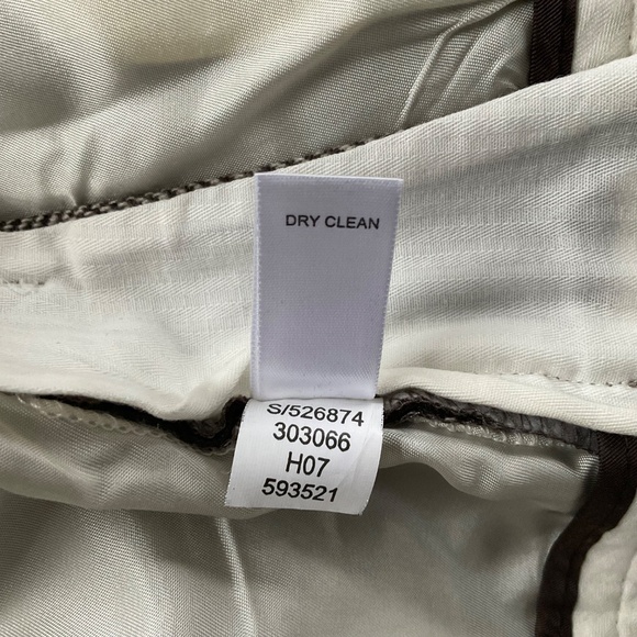 Banana Republic Jackson Fit Houndstooth Trouser Sz 6 Brown Wide Leg Preppy Work - Picture 10 of 10